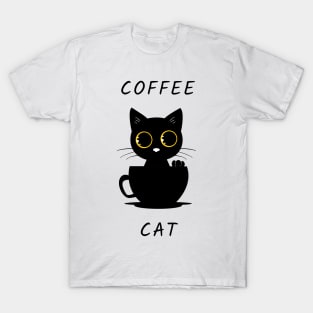 Coffee cat T-Shirt